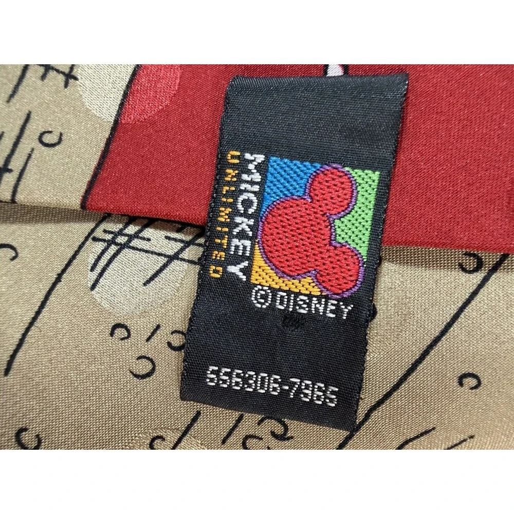 MICKEY Unlimited Men's Necktie SWEDEN Designer SPORTS SOCCER Multi-Color EUC